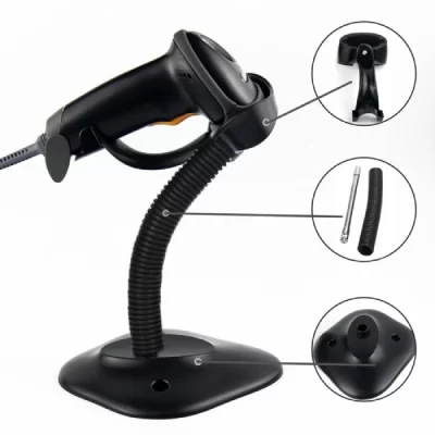 2 D Wired Scanner - MJ2818A (With Stand)